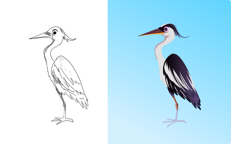 characters drawing